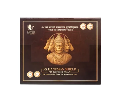 Buy Pyrite Panchmukhi Hanuman Ji shield
