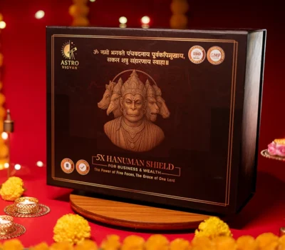 Pyrite 5x Hanuman Shield Puja Kit
