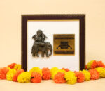Combo Pyrite Frame Panchmukhi Hanuman Ji & Shani Dev